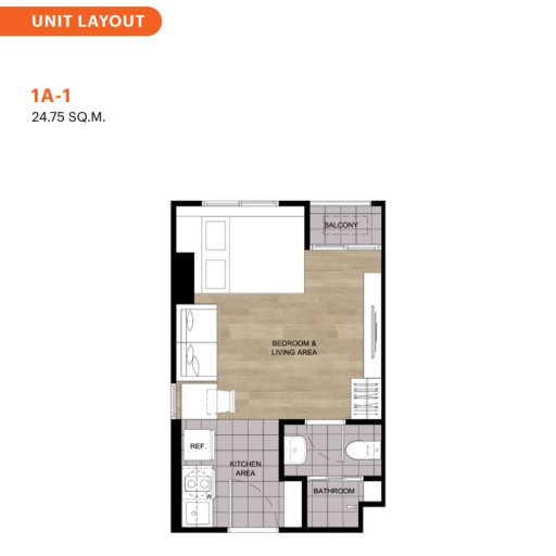 DCondo Vite, Studios - from 23 m² to 24 m²