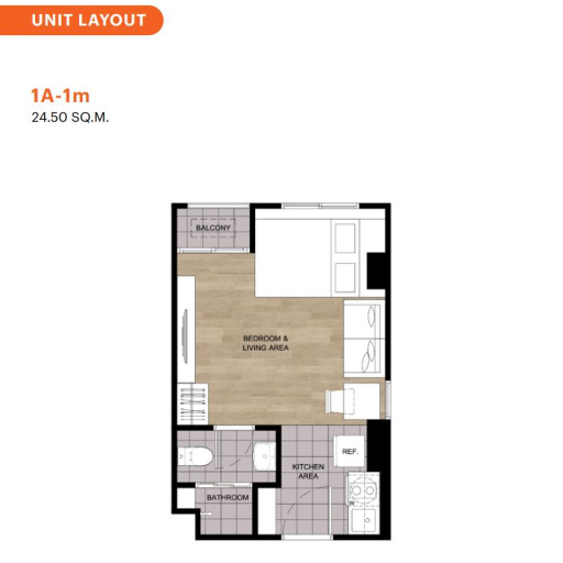 DCondo Vite, Studios - from 23 m² to 24 m²