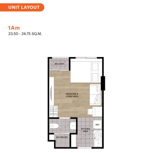 DCondo Vite, Studios - from 23 m² to 24 m²